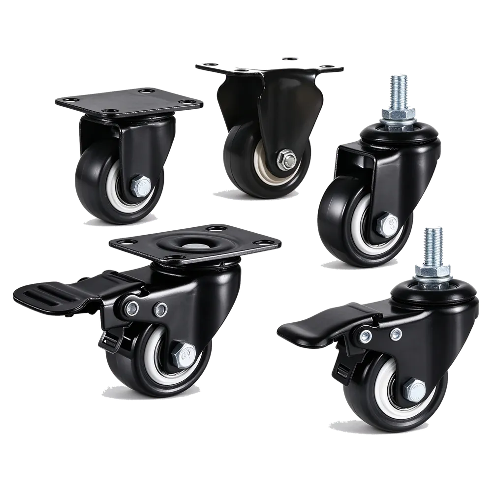 40mm Iron 360 Degree Swivel Top Plate Caster — 40 mm wheel, 100 kg load capacity, Top plate